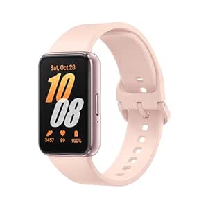 Samsung Galaxy Fit3 (Pink Gold), 40mm AMOLED Display with Aluminium Body, Comprehensive Fitness and Health Tracking, Upto 13-Day Battery with Fast Charging, 5ATM & IP68 Rating