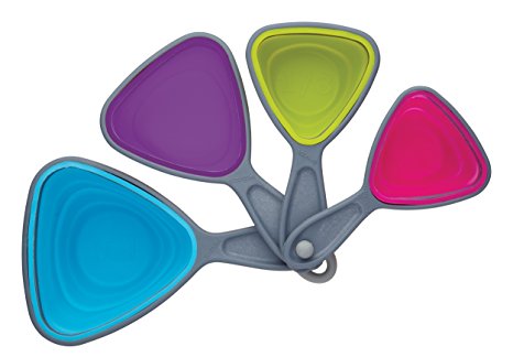 Colourworks Four Piece Collapsible Measuring Cup Set Baking Cooking Utensils