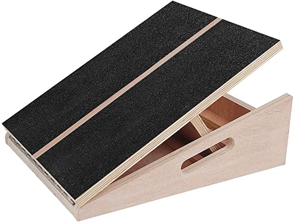 Adjustable Calf Stretch Board Wooden Slant Board Plantar Fasciitis Balanced Incline Board