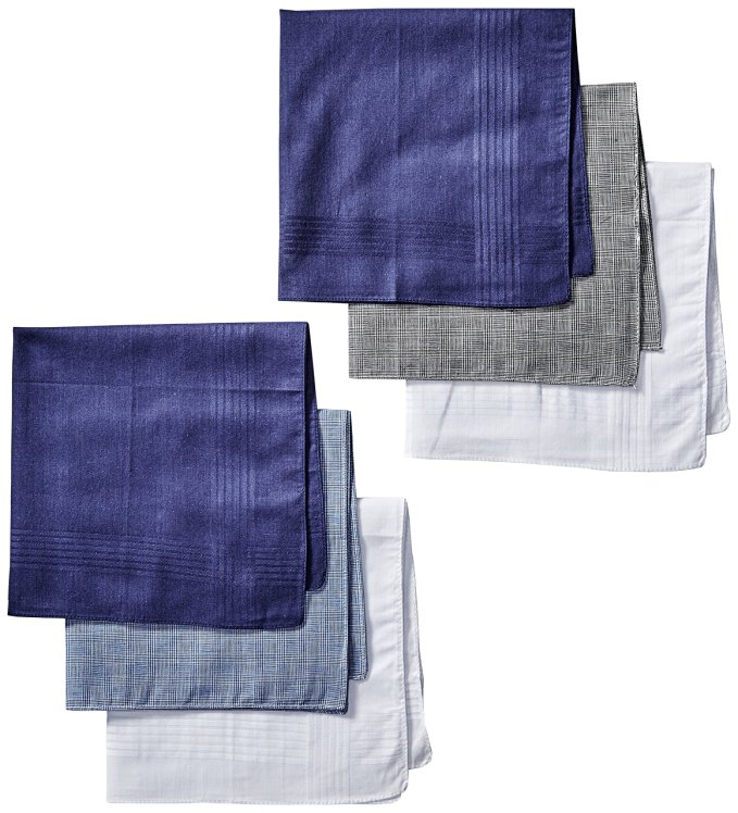 Dockers Men's 6 Piece Hankie Fashion Pack