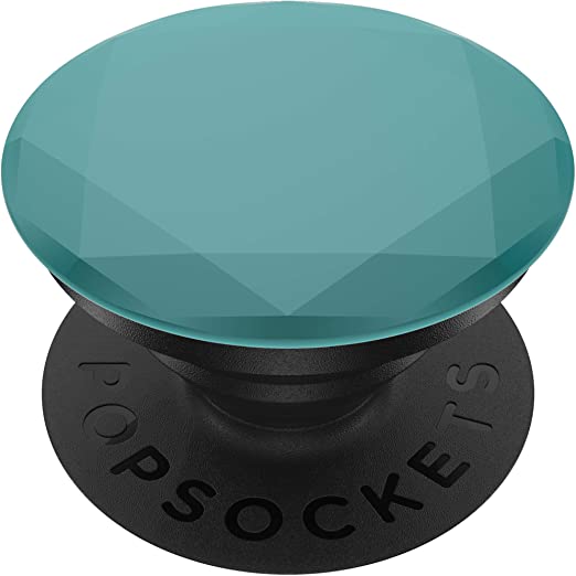 PopSockets: PopGrip with Swappable Top for Phones and Tablets - Metallic Diamond Montana Sapphire