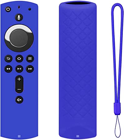 Shockproof Protective Silicone Case/Covers Compatible with All-New Alexa Voice Remote for TV Stick 4K, TV Stick (2nd Gen), TV (3rd Gen) (Dark Blue)