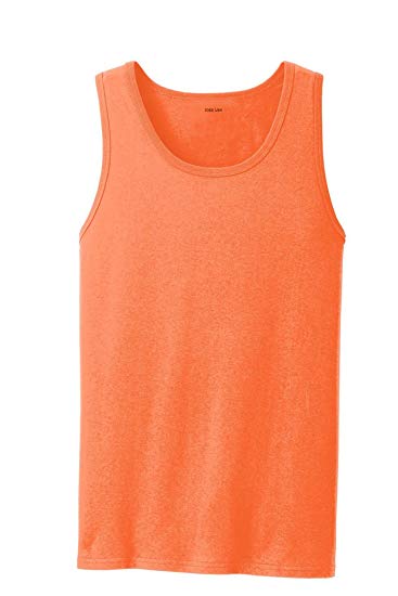 Joe's USA Mens Core Cotton Tank Tops in Adult Sizes: S-4XL