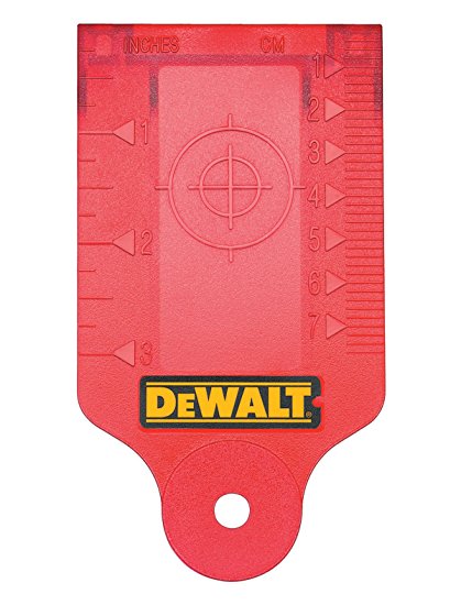 DEWALT DW0730 Laser Target Card