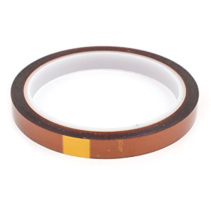 Heat Resistant Kapton Tape - TOOGOO(R) 10mm Width Heat Resistant High Temperature Adhesive Kapton Tape