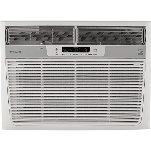 Frigidaire 25,000 BTU 230V Window-Mounted Heavy-Duty Air Conditioner with Temperature Sensing Remote Control