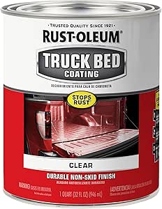 Rust-Oleum 340452 Automotive Truck Bed Coating, 1 Quarts (Pack of 1), Clear