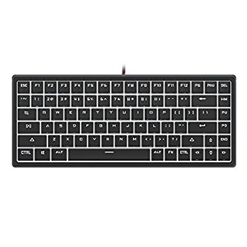 Drevo Gramr 84 Key Backlit Edition Tenkeyless Mechanical Gaming Keyboard Black Switch Black