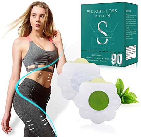 90 PCS Weight Loss Sticker, Quick Slimming Tightening Sticker for Beer Belly, Buckets Waist, Waist Abdominal Fat