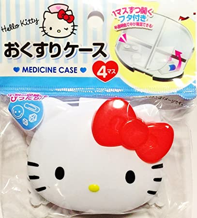 Hello Kitty Medicine case 4 trout Perfect for storage of small items