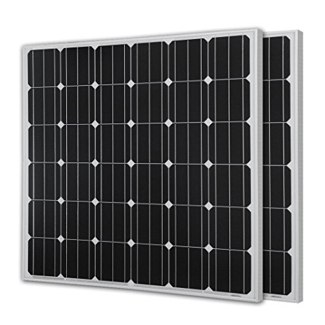 Renogy 150 Watts 12 Volts Monocrystalline Solar Panel ,2 Piece