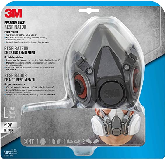 3M Paint Project Performance Respirator, Large