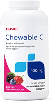 GNC Chewable C 100 MG - Chewable Mixed Fruit
