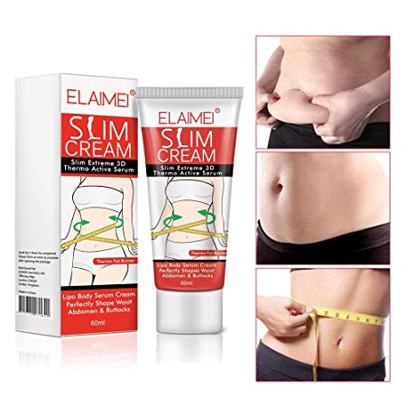 leegoal Slimming Cream Hot Chilli Body Slimming Gel Slim Extreme 3D Thermo Active Serum Anti-Cellulite Fat Burning Weight Loss Cream for Women Men Stomach Legs Arms Muscle Relaxation Massage