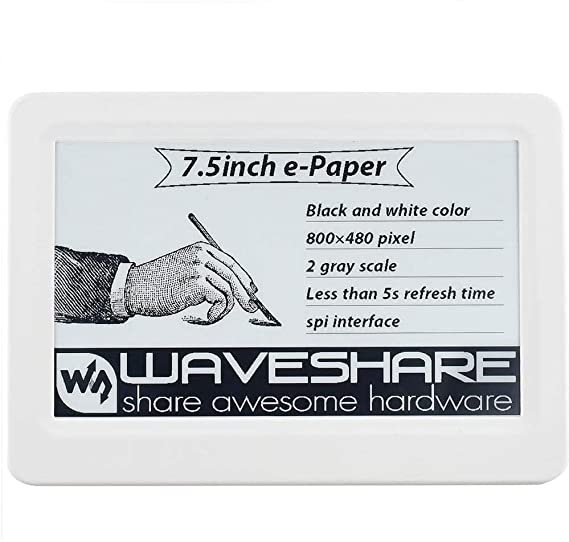 Waveshare 7.5inch Passive NFC-Powered e-Paper No Battery Wireless Powering and Data Transfer（E-Paper Only