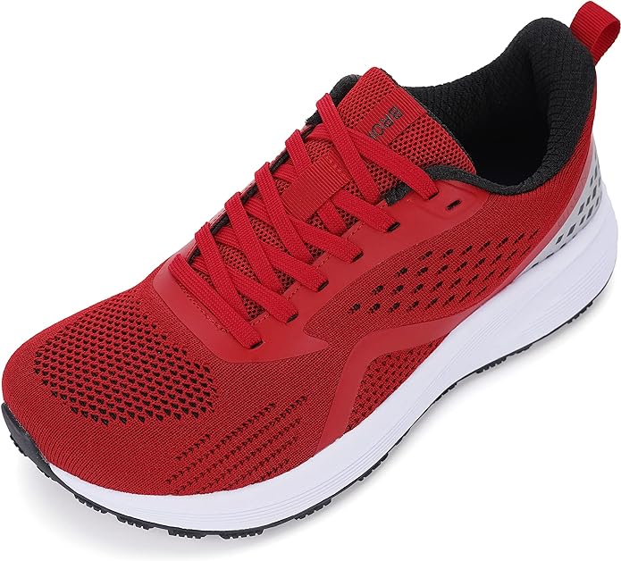BRONAX Men Wide Road Running Shoes Supportive Rubber Outsole