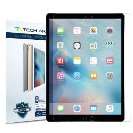 iPad Pro Screen Protector Tech Armor Anti-GlareAnti-Fingerprint Matte for 129-inch Apple iPad Pro - Lifetime Warranty 2-Pack