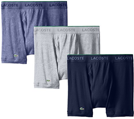 Lacoste Men's 3-Pack Essentials Cotton Boxer Brief