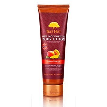 Tree Hut Shea Moisturizing Body Lotion Tropical Mango, 9oz, Ultra Hydrating Body Lotion for Nourishing Essential Body Care