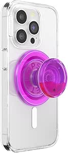 PopSockets Round Phone Grip Compatible with MagSafe, Adapter Ring Included, Phone Holder, Wireless Charging Compatible - Lava Lamp Aviation