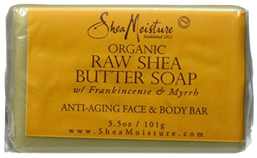 Shea Moisture Raw Butter Facial Bar Soap, 3.5 Ounce