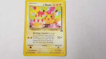 Pokemon Card - Black Star Promo #24 - ______'S PIKACHU (happy birthday pikachu)