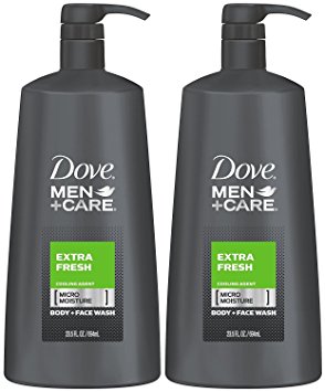 Dove Men Care Body Wash, Extra Fresh 23.5 Ounce (Pack of 2)