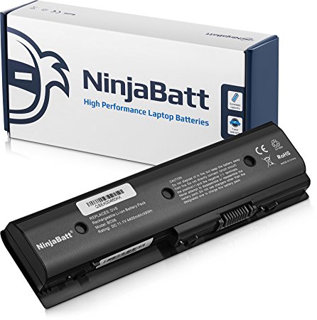 NinjaBatt Laptop Battery for HP 671731-001 MO06 MO09 672412-001 HSTNN-LB3P M6-1105DX M6-1125DX M6-1225DX M006 M009 HSTNN-LB3N HSTNN-YB3N – High Performance [6 Cells/4400 mAh/49 Wh]