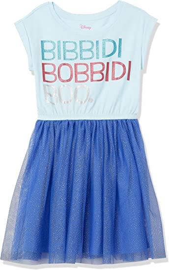 Spotted Zebra Girl's Disney Star Wars Marvel Frozen Princess Knit Short-Sleeve Tutu Dresses