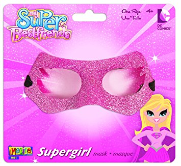 My Super Best Friends Supergirl Glitter Mask