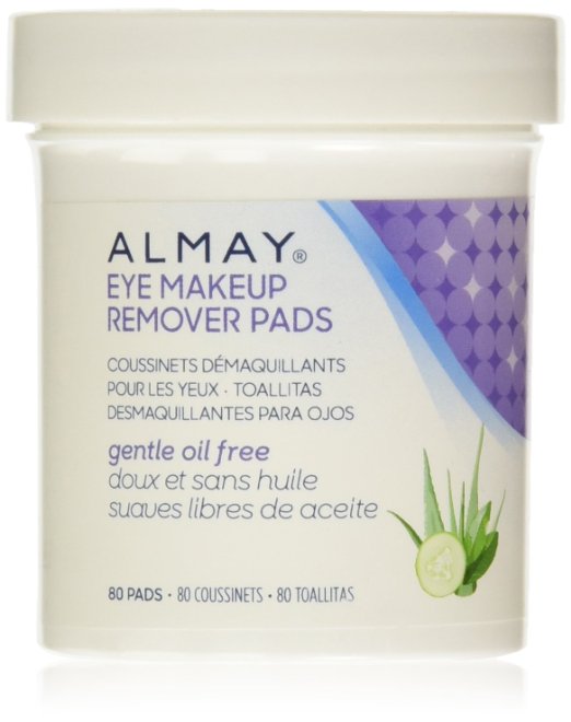 Almay Oil-Free Gentle Eye Makeup Remover Pads, 80 ct