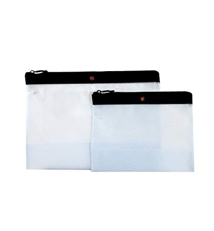 Victorinox Set Of Two Spill-Resistant Pouches, Black, One Size