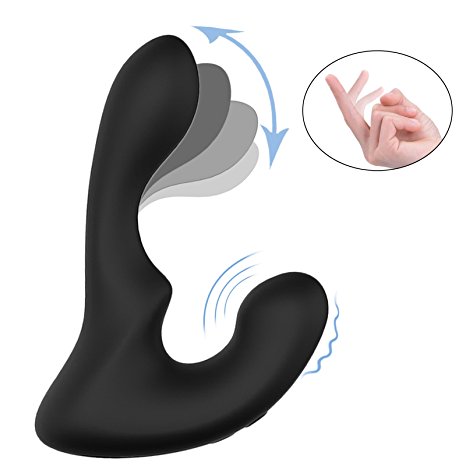 Prostate Massager with 9 Vibrating Stimulation Modes Anal Plug Sex Toy for Men's Health Care