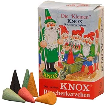 Knox Mini German Incense Cones Variety Pack Made Germany for Christmas Smokers