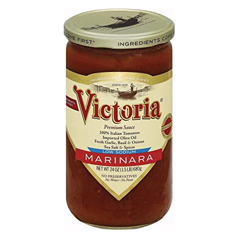 Victoria Sauce Low Sodium Marinara, 24 oz