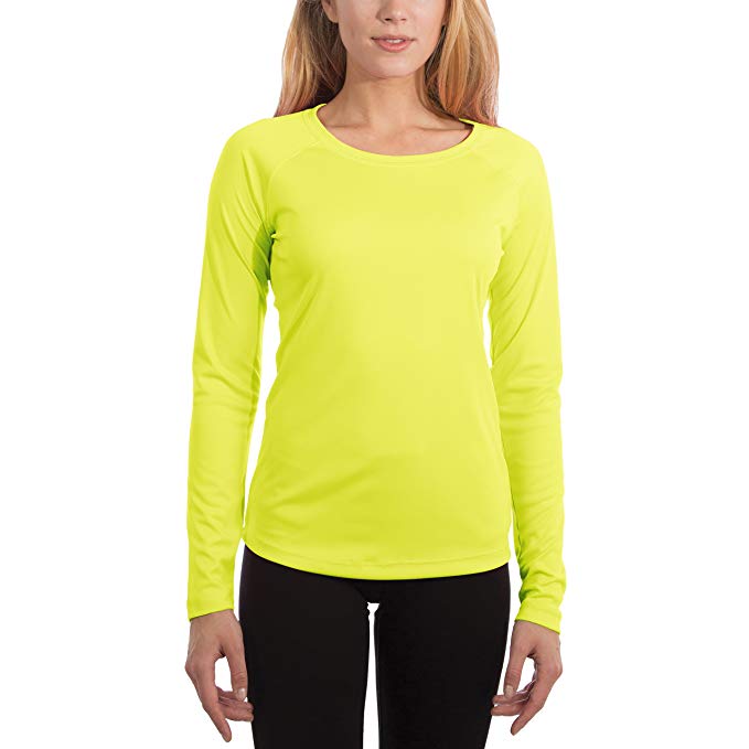 Vapor Apparel Women's UPF 50  UV Sun Protection Performance Long Sleeve T-Shirt