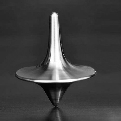 Kingzer Top Inception Totem Accurate Cobb Stainless Steel Spinning Top Silver