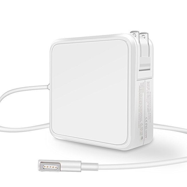 Macbook Pro Charger,UNIQUE BRIGHT 60W Magsafe 1 AC Power Adapter L Shape Macbook Charger for Macbook and 13 inch Macbook Pro (Before 2012 Mid Model)