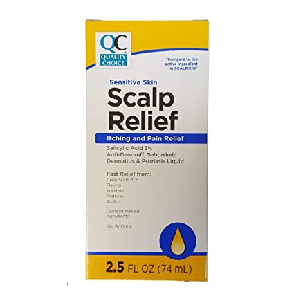Special pack of 5 x Quality Choice SCALP RELIEF (SCALPICIN) 2.5OZ