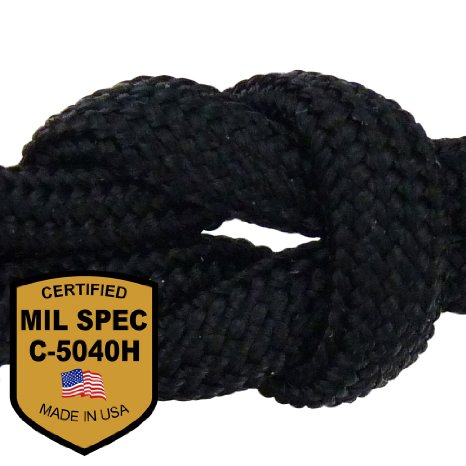 MilSpec Paracord  Parachute Cord 8 or 11 Strand 600 or 800 lb Break Strength Guaranteed Military Specification Compliant Survival 750 or 550 Cord - Made in USA EBook and Copy of MIL-C-5040H