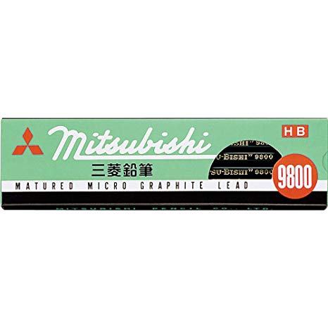 Mitsubishi Pencil Co., Ltd. 9800 pencil dozen (12 pieces) HB K9800HB (japan import)