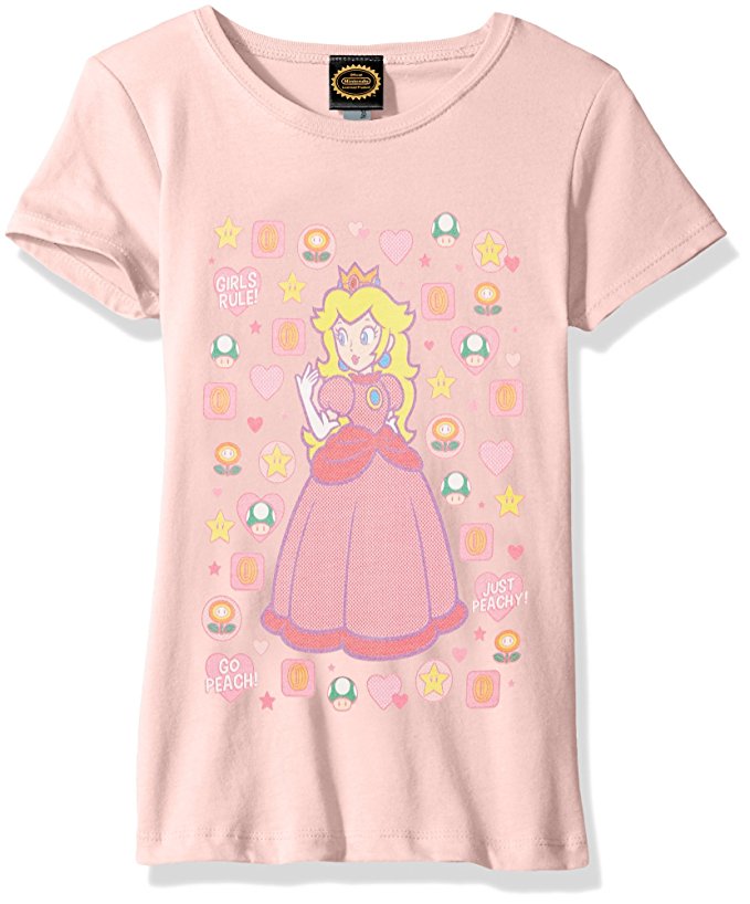 Nintendo Girls' Peachtone Graphic T-Shirt