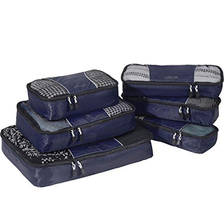eBags Classic Packing Cubes - 6pc Value Set (True Navy)