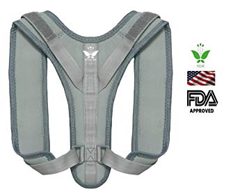 Peecure Dotted Back Brace Posture Corrector Belt for Lower and Upper Back Pain Relief for men women back support belt for back pain - Adjustable(M-2XL)