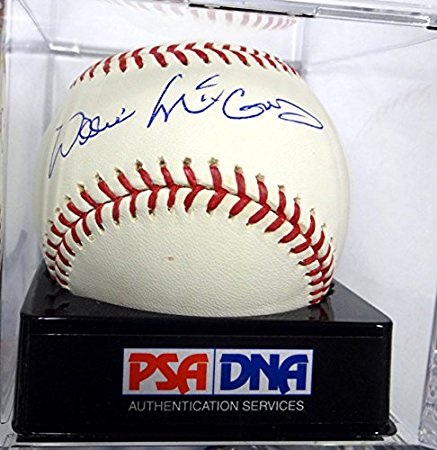 WILLIE MCCOVEY AUTOGRAPHED OFFICIAL MLB BASEBALL SAN FRANCISCO GIANTS GRADED 10 PSA/DNA STOCK #73045