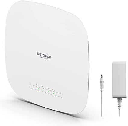 NETGEAR Cloud Managed Wireless Access Point (WAX615PA) - WiFi 6 Dual-Band AX3000 Speed | Up to 256 Client Devices | 802.11ax | Insight Remote Management | PoE  Powered or Included AC Adapter