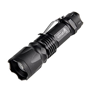 Ultrafire Torch Pocket Torch LED Torch,U5,Ultra Bright 7W 300 Lumens,Adjustable Focus Small Torch Tactical Flashlight Tactical Torch Mini Torch Light Lamp(1 Pack)