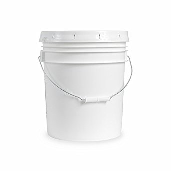 Food Grade 5 Gallon Bucket - 6 Pack With Lids