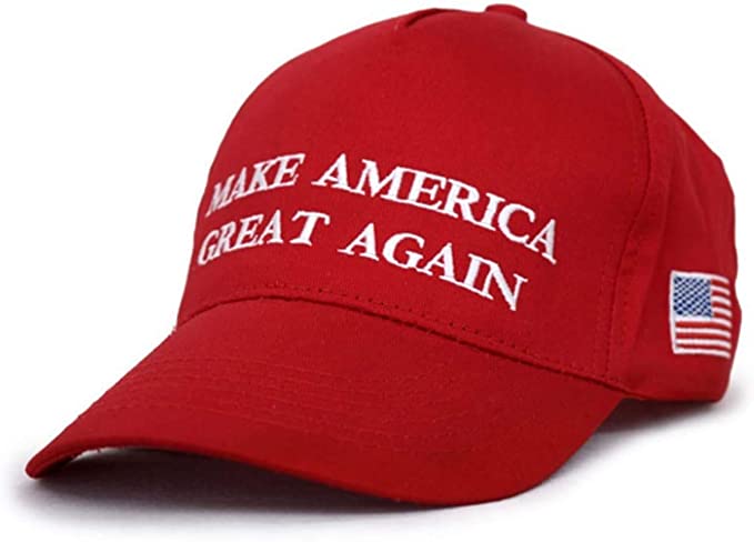 Trump Make America Great Again 2016 Red Quality Embroided Adjustable Cap Hat (One size)