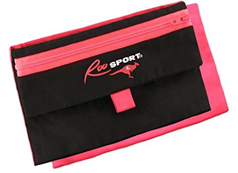 The RooSport 2.0 Pink 6"x4" - The First, Original Magnetic Pocket Attachable Running Pouch
